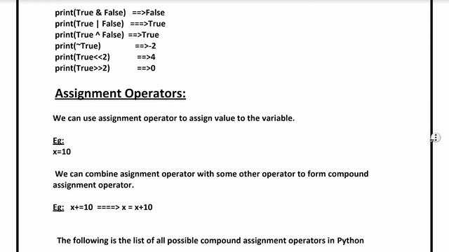 Operators | Notes by DurgaSoft | #Python #Operators #Durgasoft смотреть онлайн