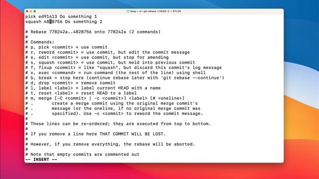 Merge two or more commits смотреть онлайн