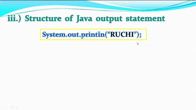 || Lecture - 5 || First JAVA Program || Basic structure of JAVA Program in hindi || by Ruchi Keshri смотреть онлайн