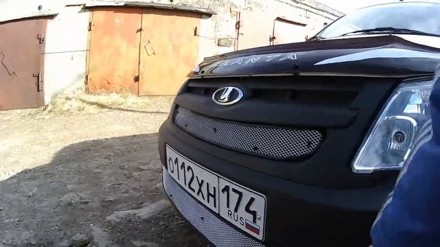Лада гранта Зашита радиатора за 350 рублей своими руками смотреть онлайн