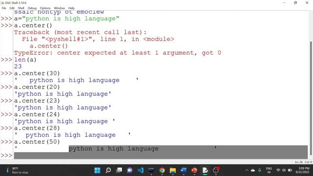 string center | count | endswith function in python(Hindi) #string #stringfunctions #avitsupaul смотреть онлайн