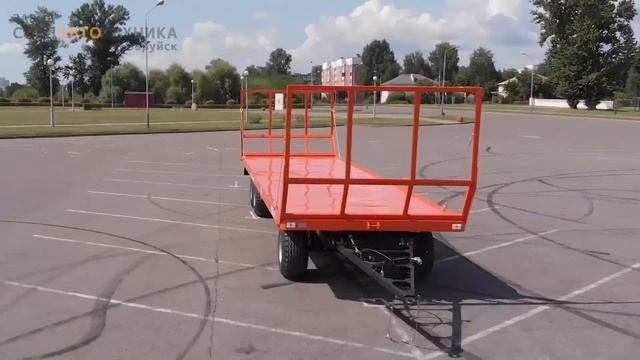 Прицеп тракторный для перевозки рулонов (рулоновоз) смотреть онлайн