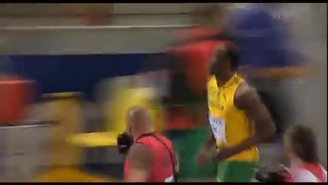 Usain Bolt 100m 9.58 ME (YLE TV2) смотреть онлайн