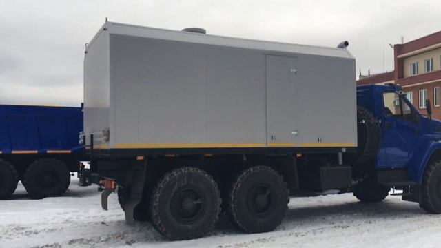 Движуч. Парогенераторная установка ППУ 1600/100 на шасси Урал Next 4320-72E5 смотреть онлайн
