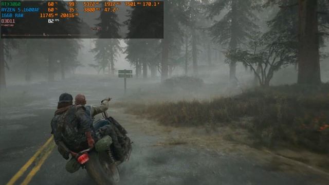 Days Gone : RTX 3060 + RYZEN 5 1600 AF : 1080p 1440p TEST смотреть онлайн