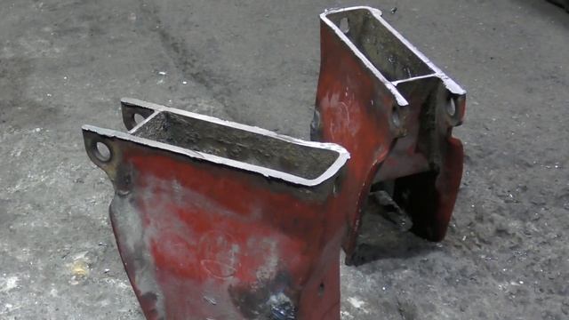 Перестановка оси полуприцепа - ремонт ходовой полуприцепа - необычная работа смотреть онлайн
