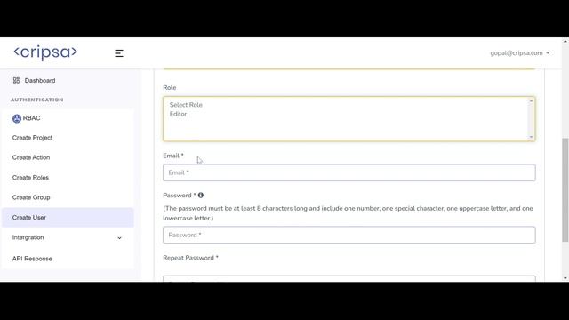User Creation in Cripsa's RBAC with Predefined Group and Roles. https://www.cripsa.com/ смотреть онлайн
