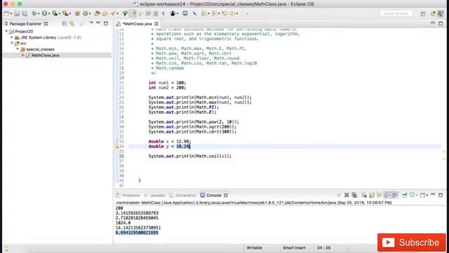 Math class in java || math Function in java || java tutorials for beginners смотреть онлайн