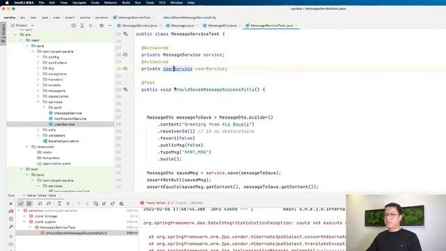 Les tests unitaire avec le framework Spring Boot смотреть онлайн