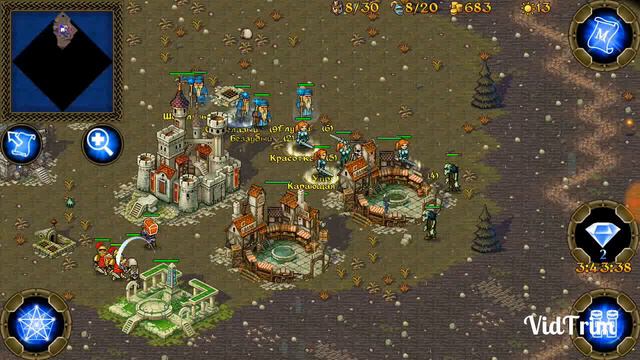 Majesty Northern Kingdom. Чёкнутый Маг первый босс #3. смотреть онлайн