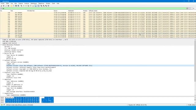 [Tuto Fr] Cisco protocole CDP voir les données envoyées avec wireshark смотреть онлайн