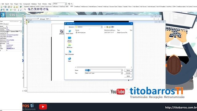 CURSO DELPHI | Iniciante - aula 12 ( Conexão via ADO / Connection with ADO ) смотреть онлайн