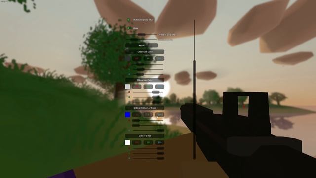 Unturned 3.0: How To Change The Sight/Crosshair Color (Chevron, Kobra, Cross, Dot Sights) смотреть онлайн