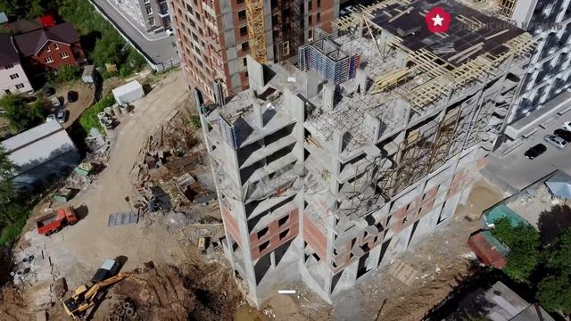 Ход строительства ЖК «Уфимский Кремль» июнь 2020 смотреть онлайн