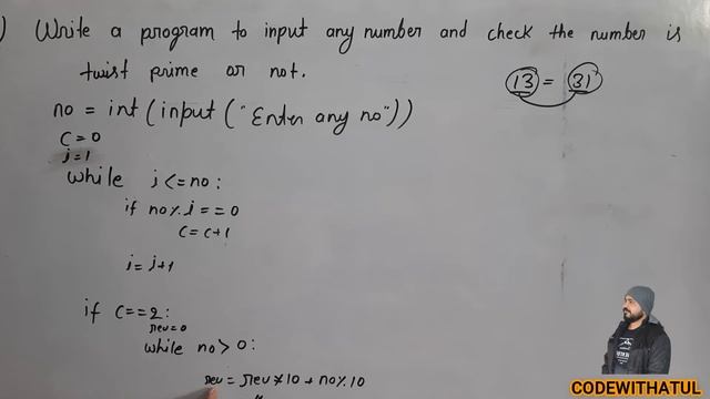 Learn Python - Full Course for Beginners|| Lecture#30||Loop|| Check the number is twist prime or no смотреть онлайн