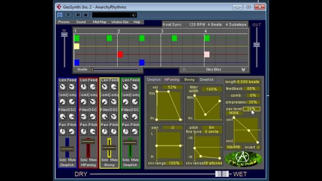 Anarchy Rhythms By Anarchy Sound Software  Vid 2