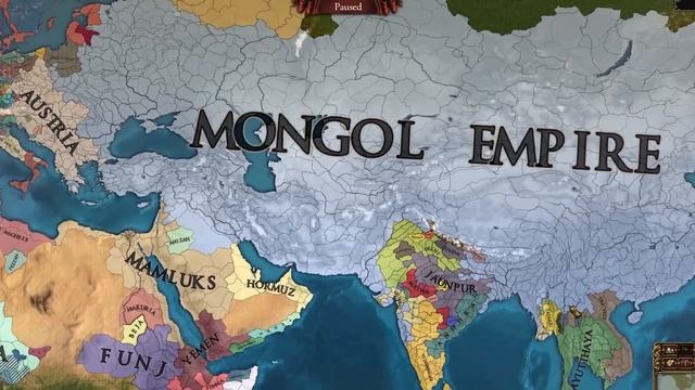 EU4 - What If The MONGOL EMPIRE Existed In 1444?