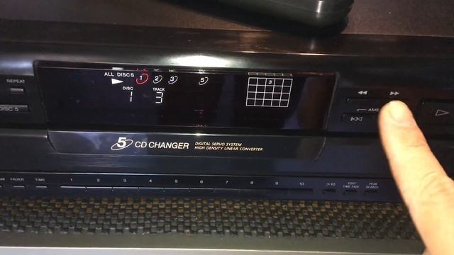 SONY CDP-CE405 5 Disc CD Changer смотреть онлайн
