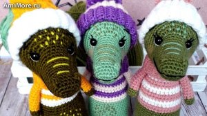 Амигуруми: схема Крокодил Кронки. Игрушки вязаные крючком - Free crochet patterns.