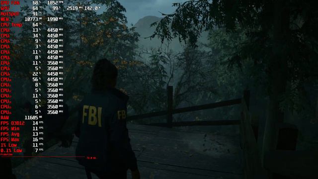 Alan Wake 2 FullHD,1080p gameplay r7 5800X3D,RX 6700 XT RTX FSR 2.2 смотреть онлайн