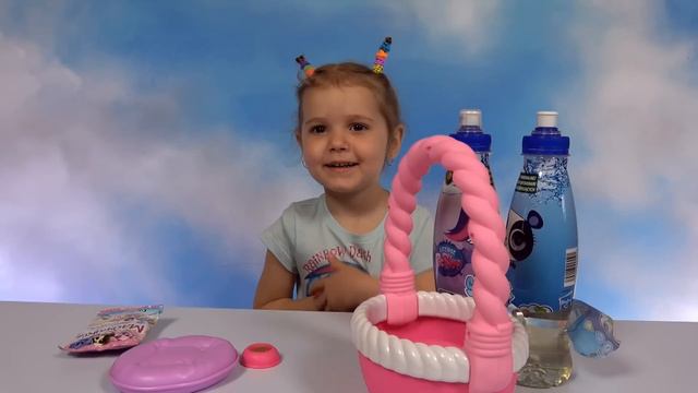 Катя и обзор игрушки в корзинке смотреть онлайн