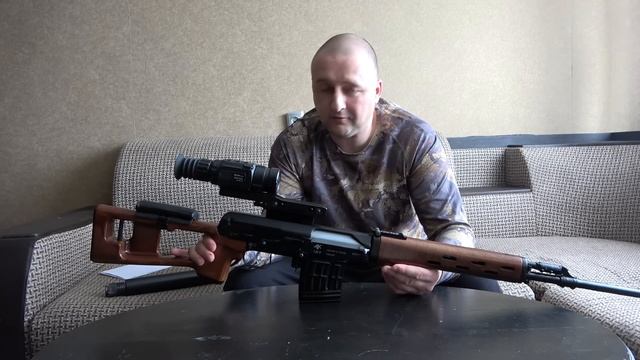 Юбилейный карабин ТИГР-05 повышенной кучности боя. Затвор матовый хром. смотреть онлайн