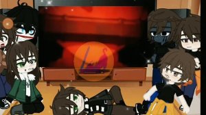 Creepypasta react to F!Y/n as Nezuko & M!Y/n as Tanjiro | 3/5 | Gacha club