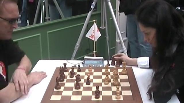 Kosteniuk - Visser, Chess-Darts Wild Blitz 2005 смотреть онлайн