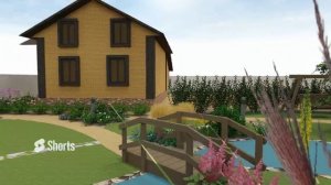 15 соток дизайн участка с декоративным прудом и многолетниками