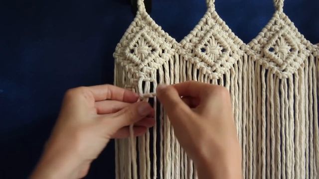 Tutorial Macrame Curtain With Tassels