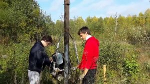 Как легко забить столбы для забора