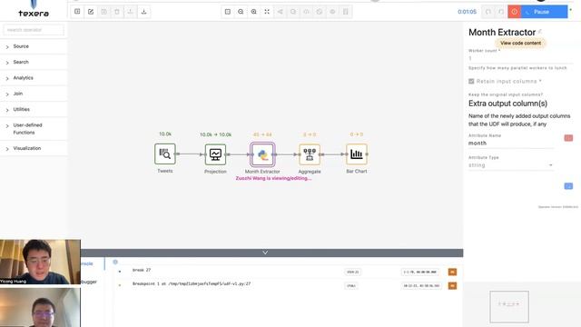 [Texera Demo] Python UDF Line-by-line Debugging смотреть онлайн