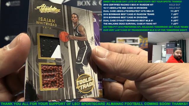 2016-17 Panini Absolute Basketball 10 Box Case Break #4 Divisions смотреть онлайн