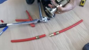 Ремонт трубы теплого пола