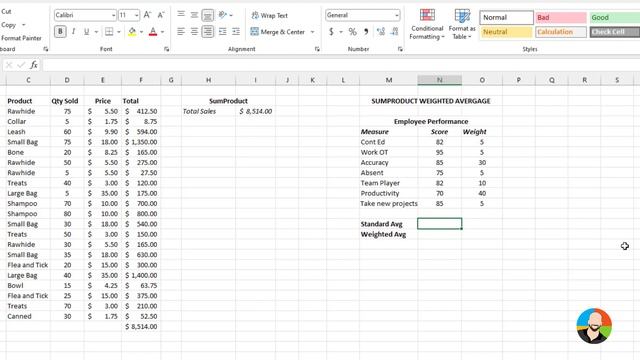 Module 4 : Lesson 9 SUMPRODUCT | Excel Training for Beginners смотреть онлайн