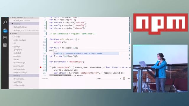 npmCamp 2016 - Node.js and Microsoft: A love story about developer tools by Sara Itani смотреть онлайн
