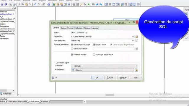 AGL générer MPD et script sql à partir du diagramme de classe смотреть онлайн