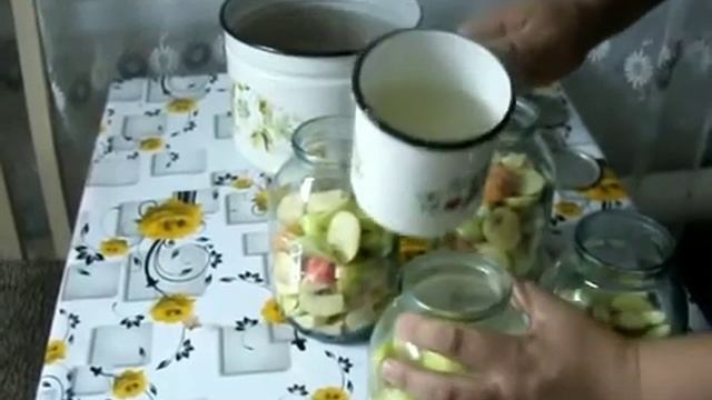 Яблочный компот на зиму!!! смотреть онлайн