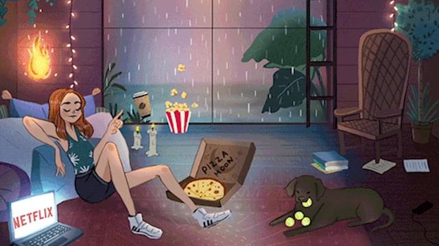 Дождливая ночь _ Хип-хоп радио Лофи - ритмы, заставляющие уснуть смотреть онлайн