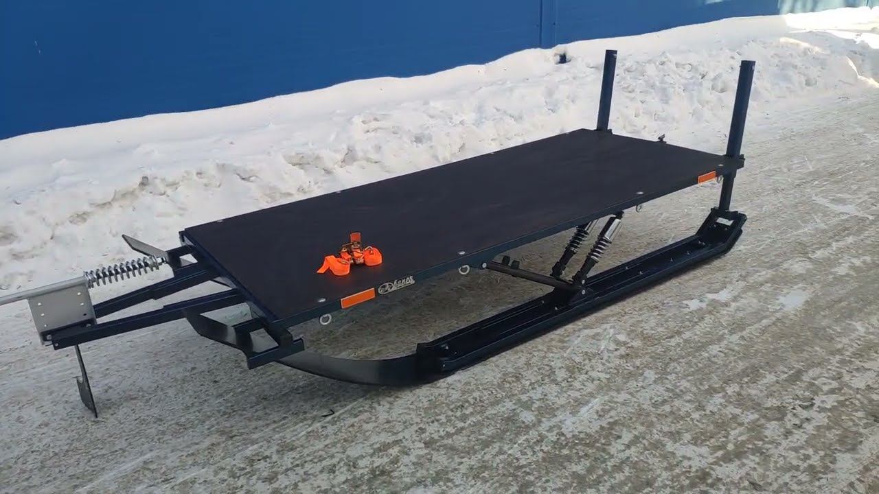 Сани "ВАНЁК-450 П" платформа. смотреть онлайн