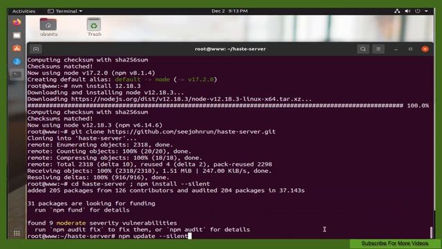 How To Install Hastebin on Ubuntu 20.04 LTS смотреть онлайн
