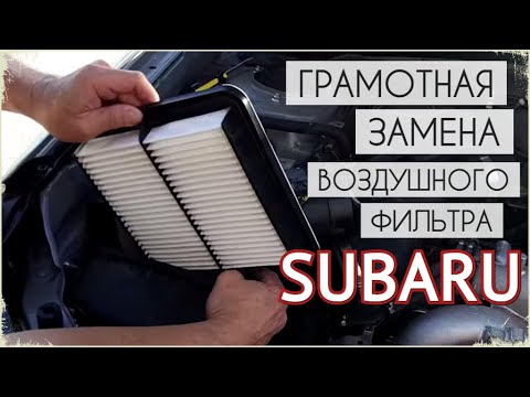 Как ГРАМОТНО поменять ВОЗДУШНЫЙ ФИЛЬТР на Subaru Outback/Forester смотреть онлайн