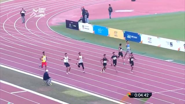 U17 Boys 100M Final | Khelo India Youth Games 2020 смотреть онлайн