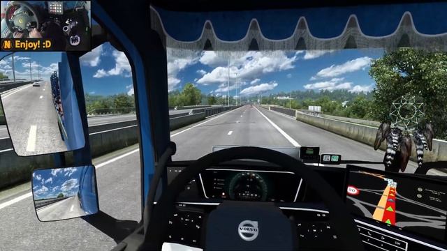 Volvo FH5 540 in Promods | Koblenz - Lille | ETS2 Gameplay 4K + wheel cam смотреть онлайн