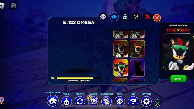 Roblox sonic speed simulator riders shadow skin смотреть онлайн