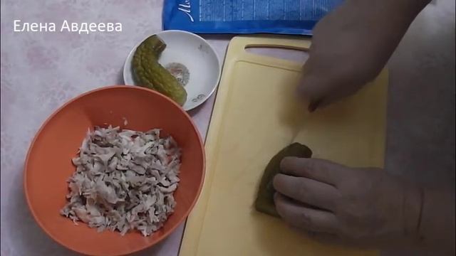 Салат с Курицей "Обжорка" смотреть онлайн