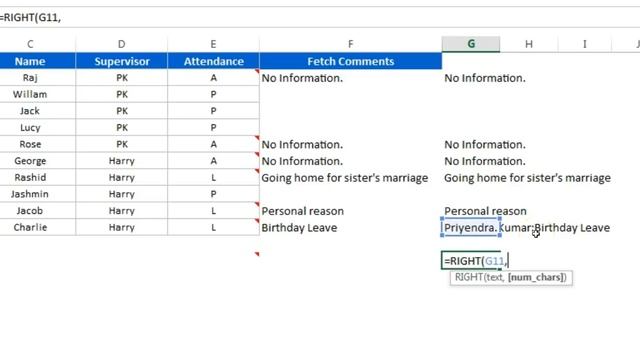 Extract Comments In Excel Cells Using Formula