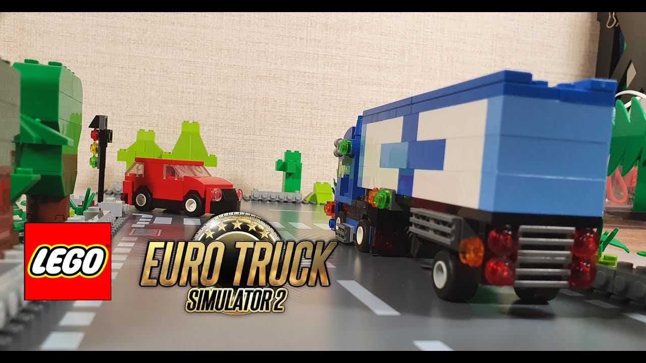 LEGO MOC Euro Truck Simulator #3 - Сarrying the first Сargo смотреть онлайн