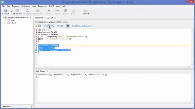 MongoDB Player tutorial Session 3 Update document in Telugu смотреть онлайн