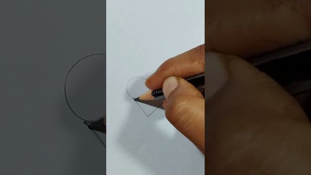 Easy hack to draw the perfect heart❤#sz Handicraft смотреть онлайн